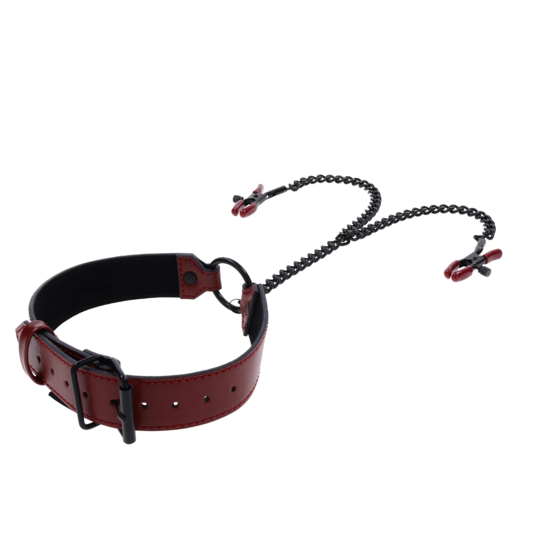 Sportsheets - Saffron Collar with Nipple Clamps - Image 4