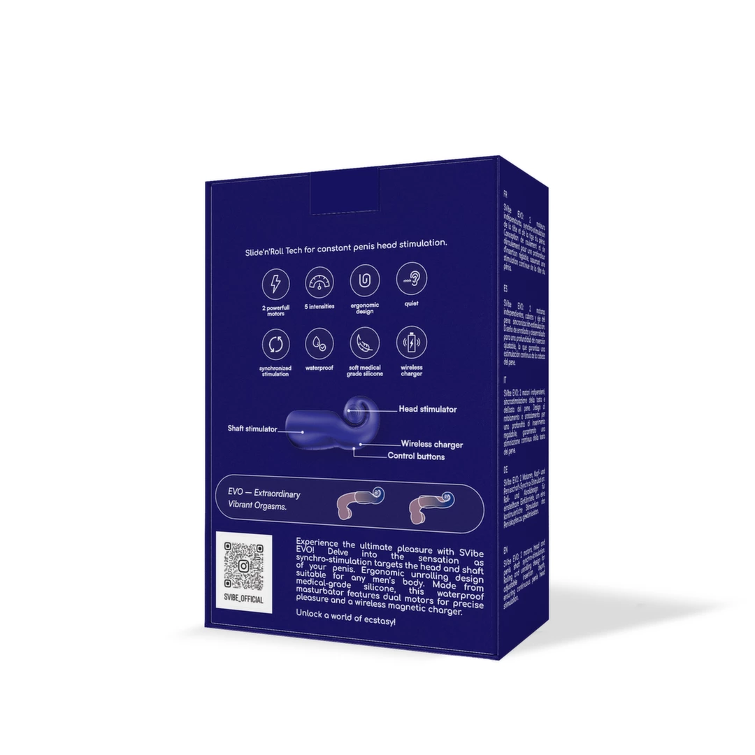 SVibe - EVO masturbator Navy Blue - Image 2