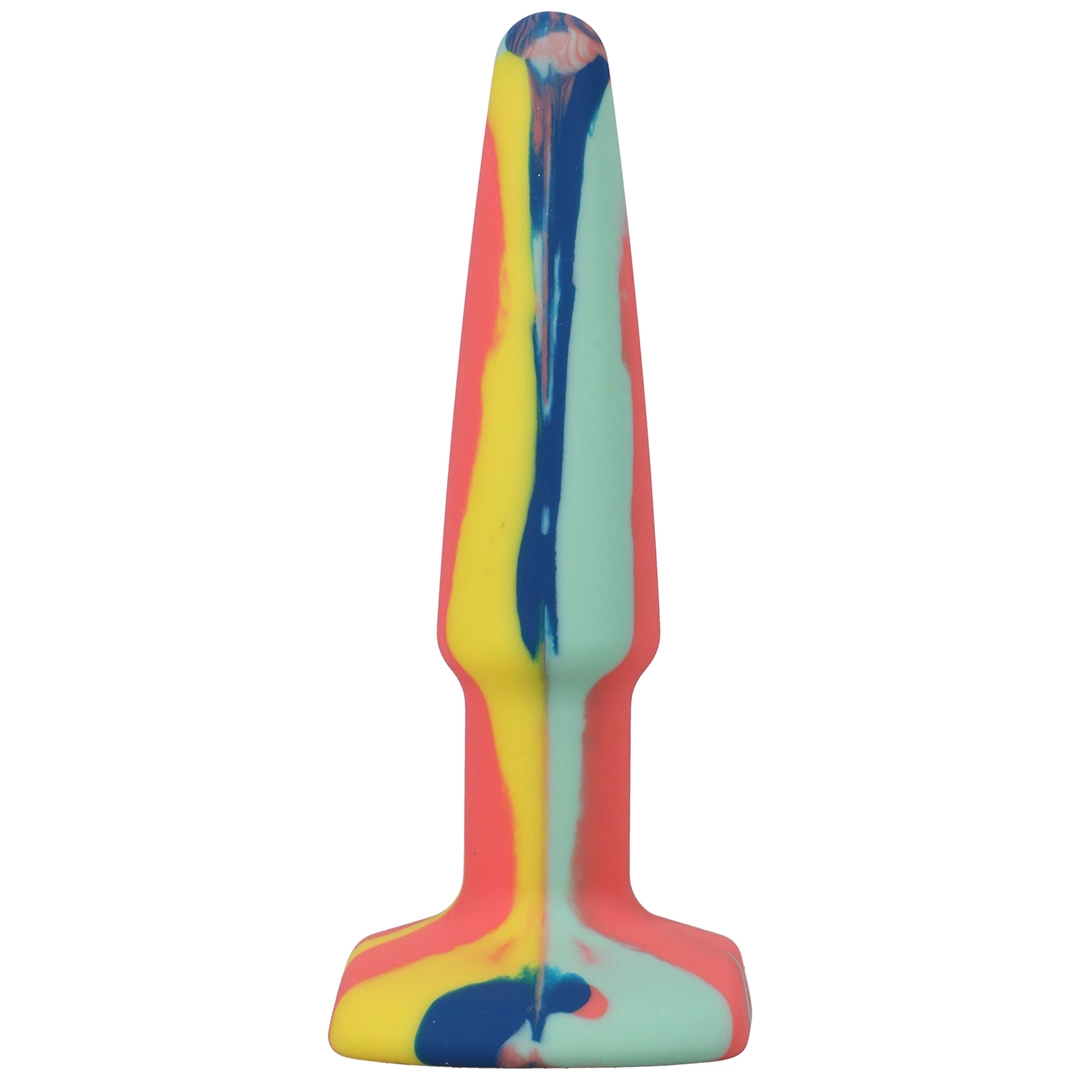 Groovy - Silicone Anal Plug - 4'' / 10 cm - Image 3