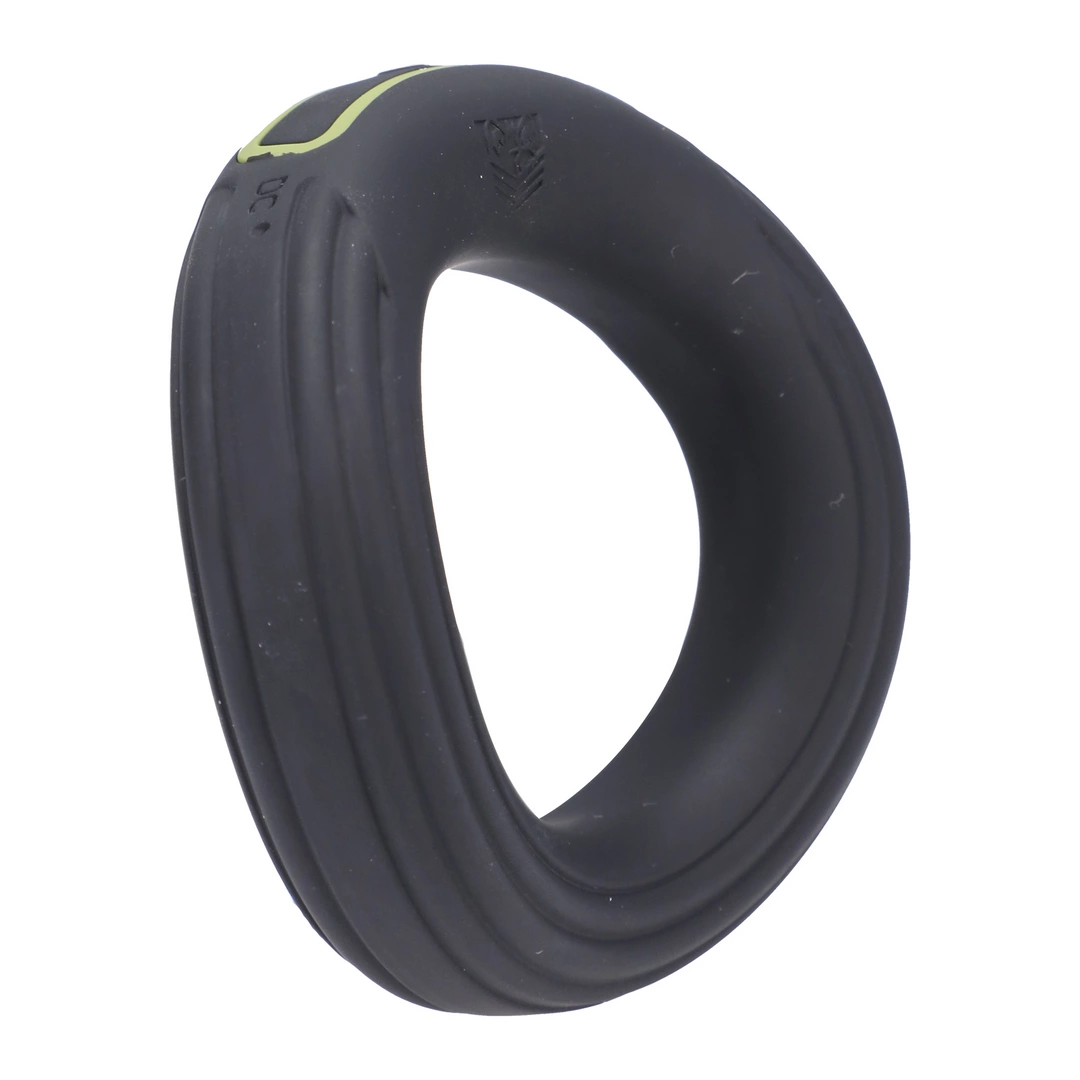 Rev Cock Throbber - Vibrating Cockring - Large - Black - Image 4