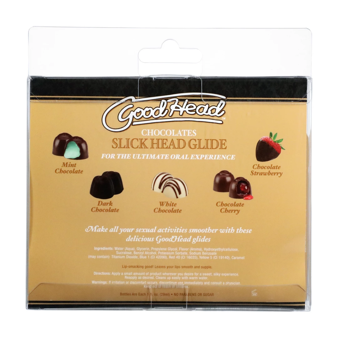 Slick Head Glide - Chocolates - 5 Pack - 1 fl oz / 29 ml - Image 3