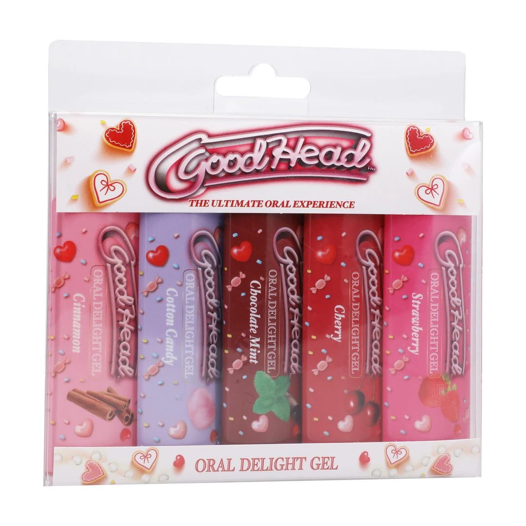Oral Delight Gel - Strawberry - Cherry - Cotton Candy - Chocolate Mint - Cinnamon - 5 Pack - 1 fl oz / 29 ml - Image 4