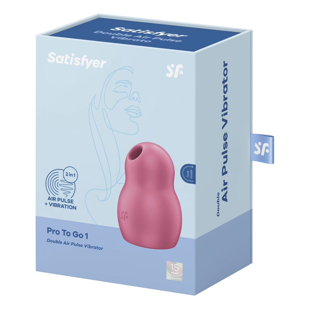 Pro to Go 1 - Double Air Pulse Vibrator - Image 2