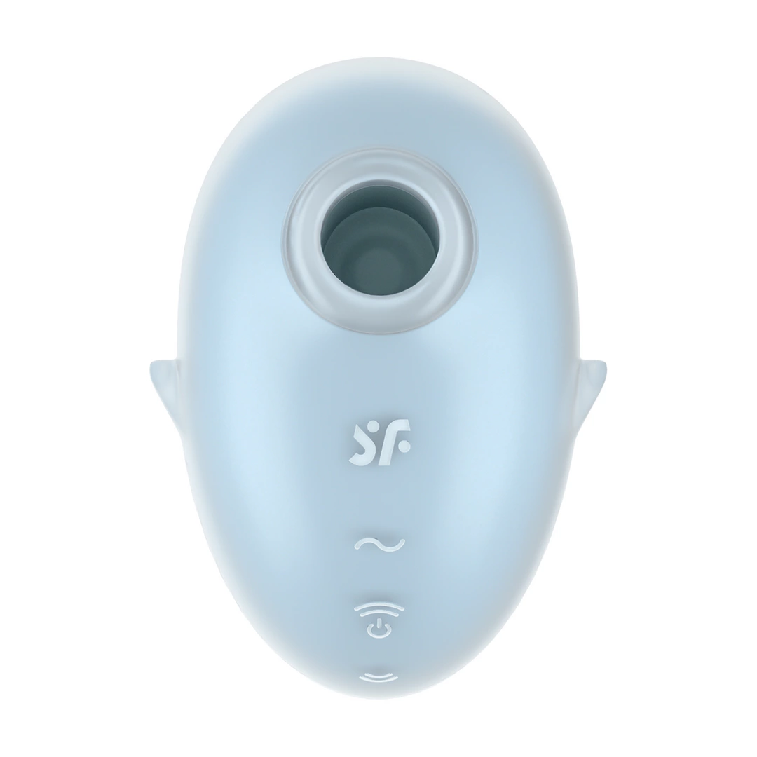 Cutie Ghost - Air Pulse Vibrator - Blue - Image 3