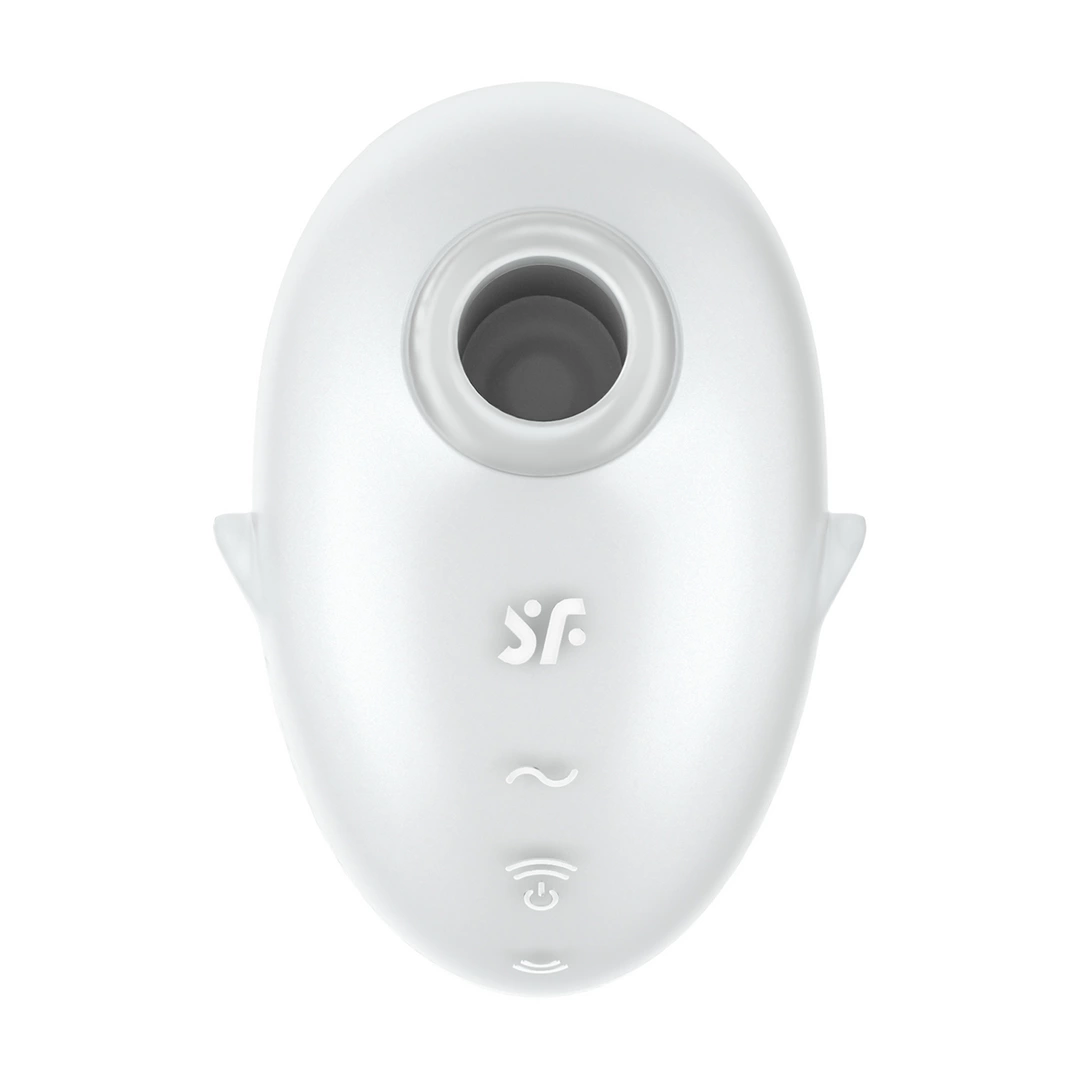 Cutie Ghost - Air Pulse Vibrator - White - Image 3