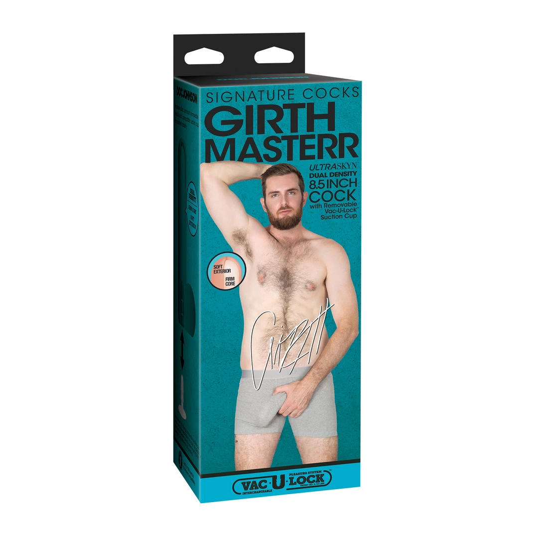 Girthmasterr - Realistic ULTRASKYN Dildo - 8.5 / 23 cm - Vanilla - Image 2