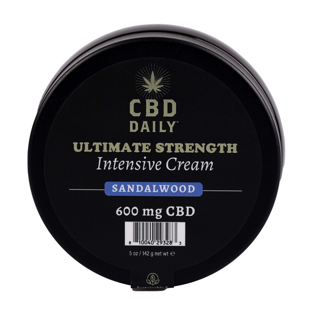 CBD Daily Ultimate Strength Intensive Cream - Sandalwood - 5 oz / 142 g - Image 2