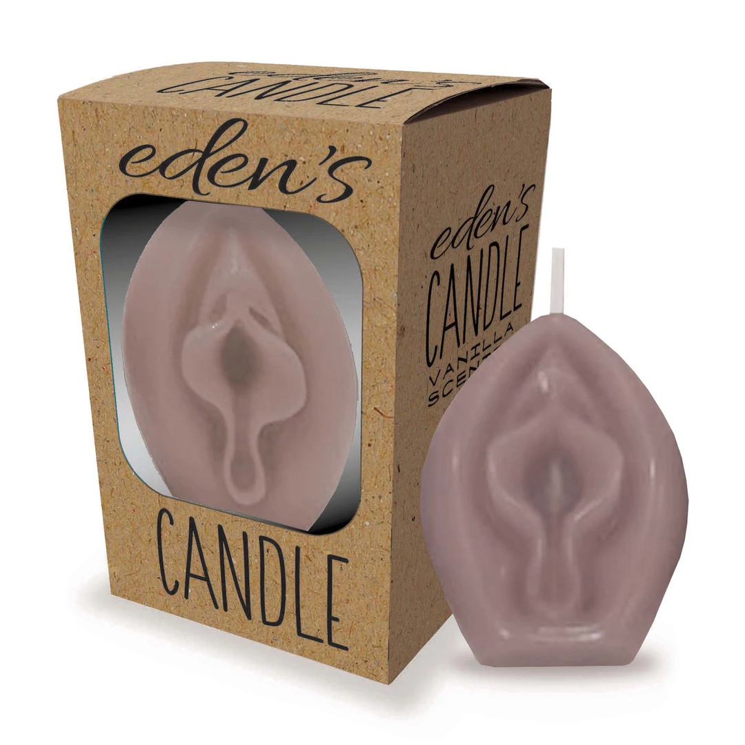 Eden’s Candle - Vanilla Scented Vagina - Taupe - Image 2
