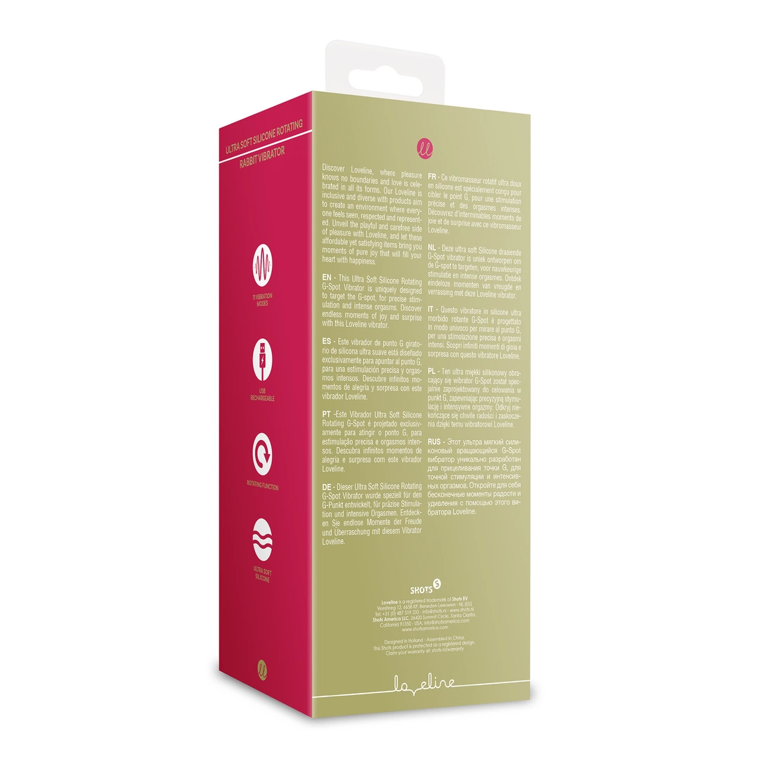 Ultra Soft Silicone Rotating Rabbit Vibrator - Spring Sage - Image 3