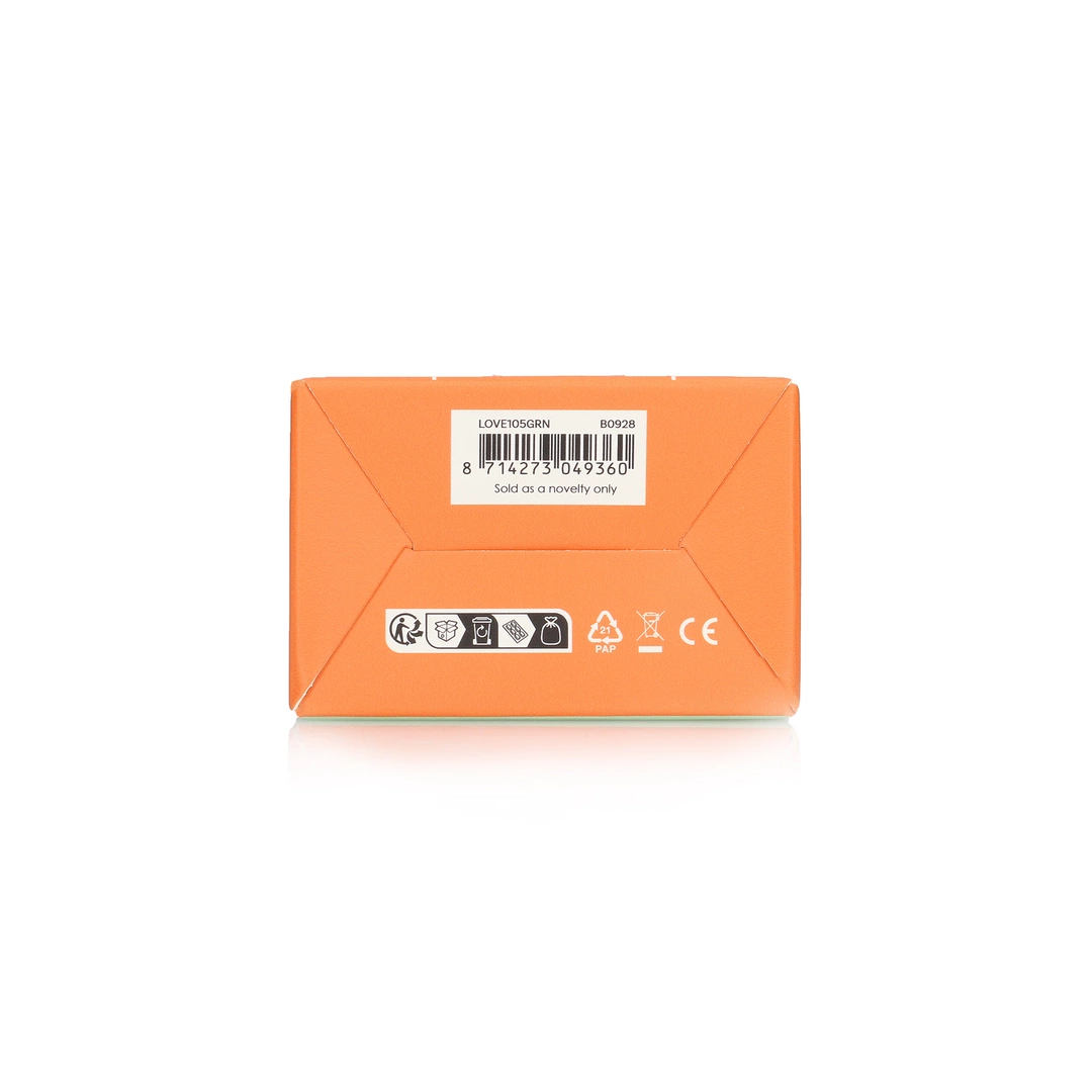 Ribbed Mini Vibrator with USB Charger - Spring Sage - Image 4