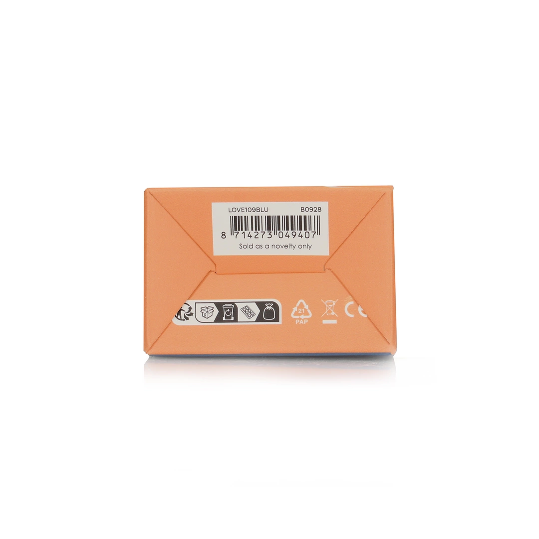 Travel Vibrator with Lube Compartment and Pump - Blue Horizon - Image 5