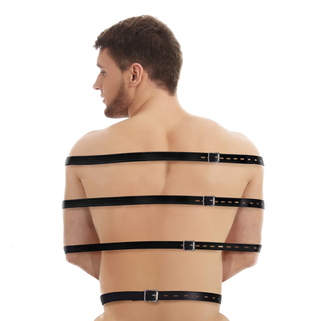 Full Body Bondage Belts - Black - Image 2
