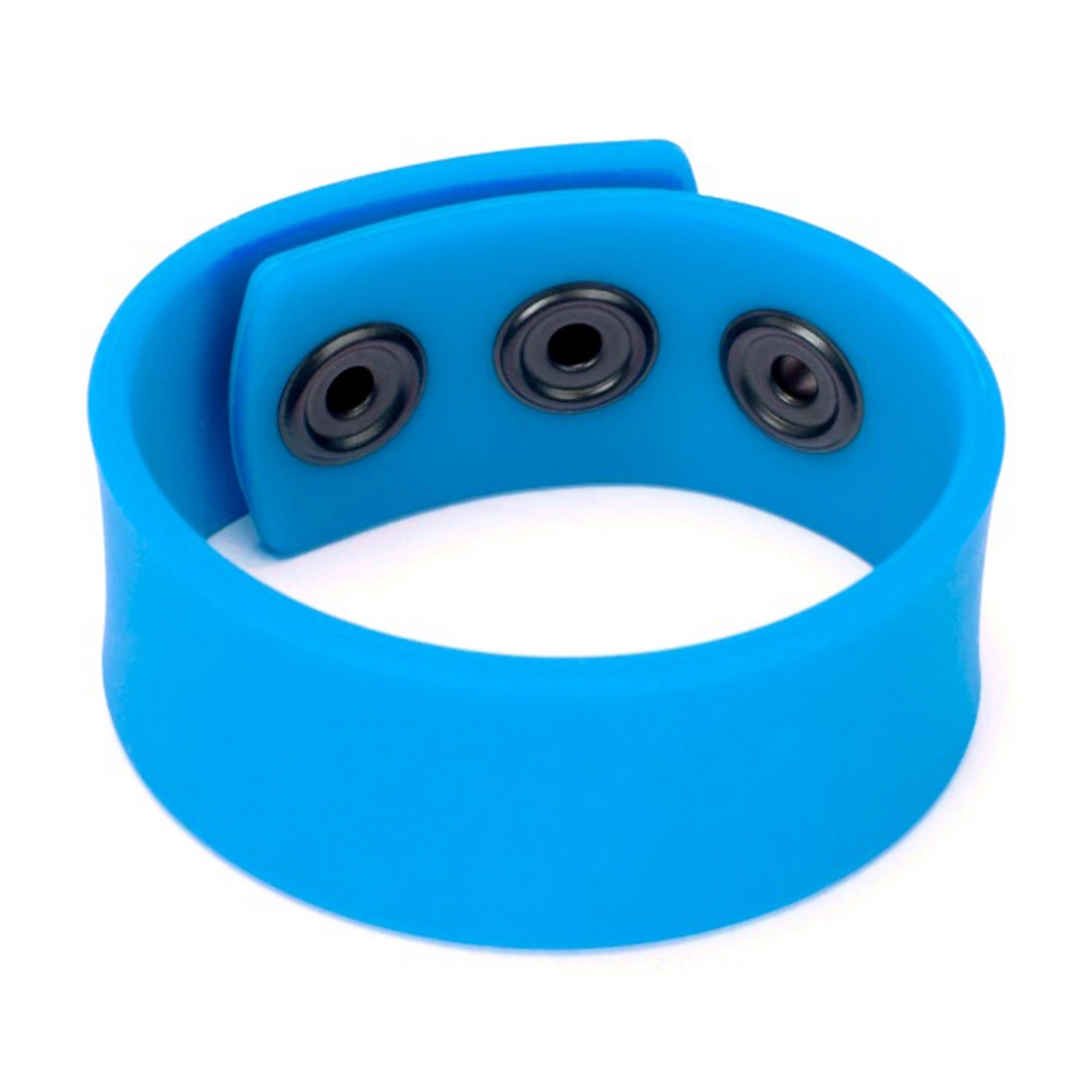 Silicone Cock Strap - Dark Blue - Image 4