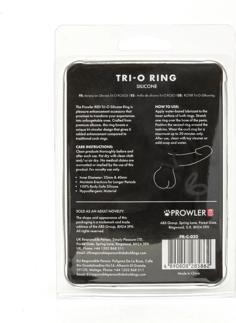 Tri-O Silicone Ring - Black - Image 3