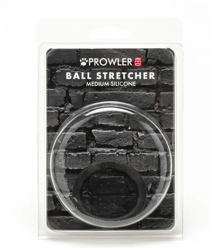Silicone Ball Stretcher - Medium - Black - Image 2