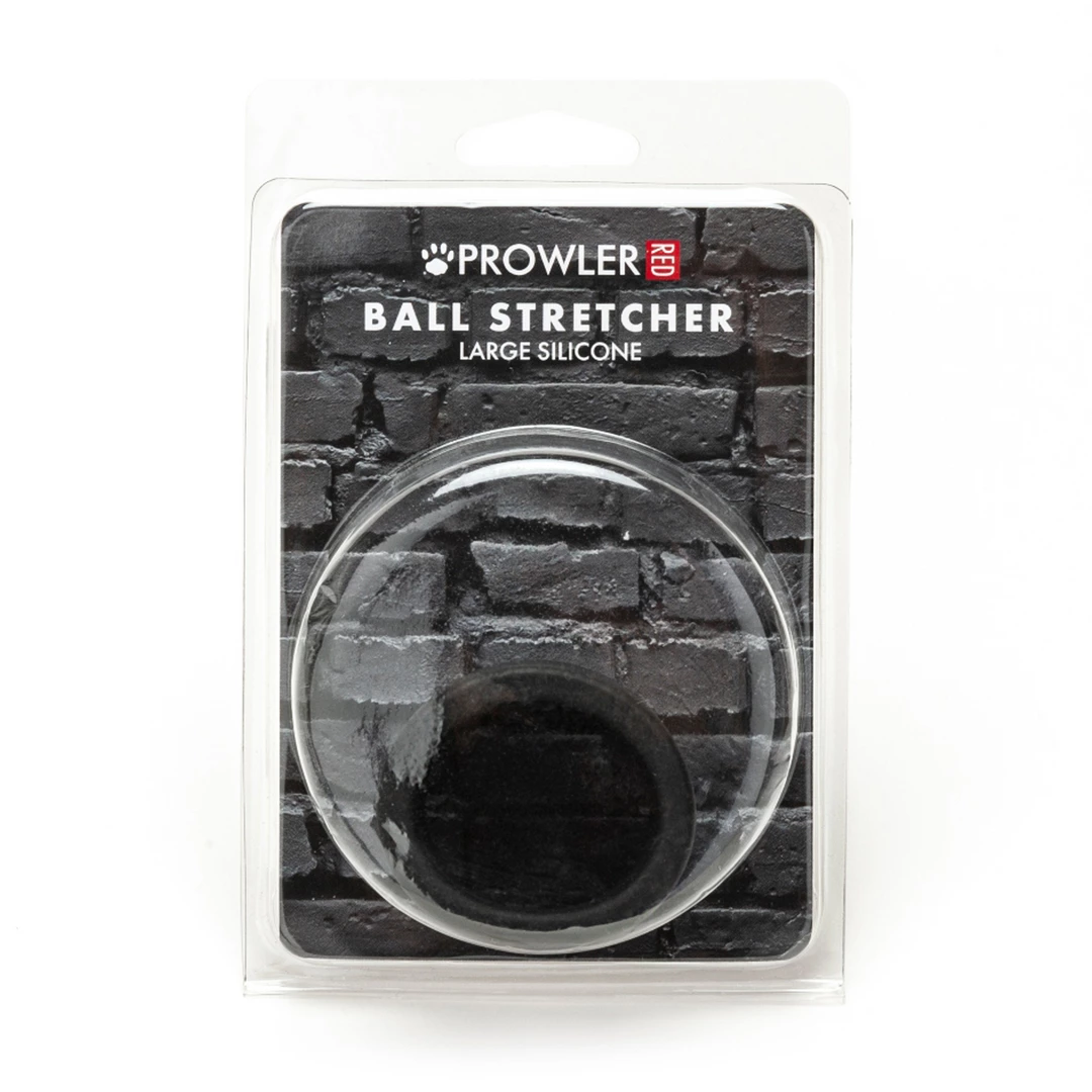 Silicone Ball Stretcher - Large - Black - Image 2