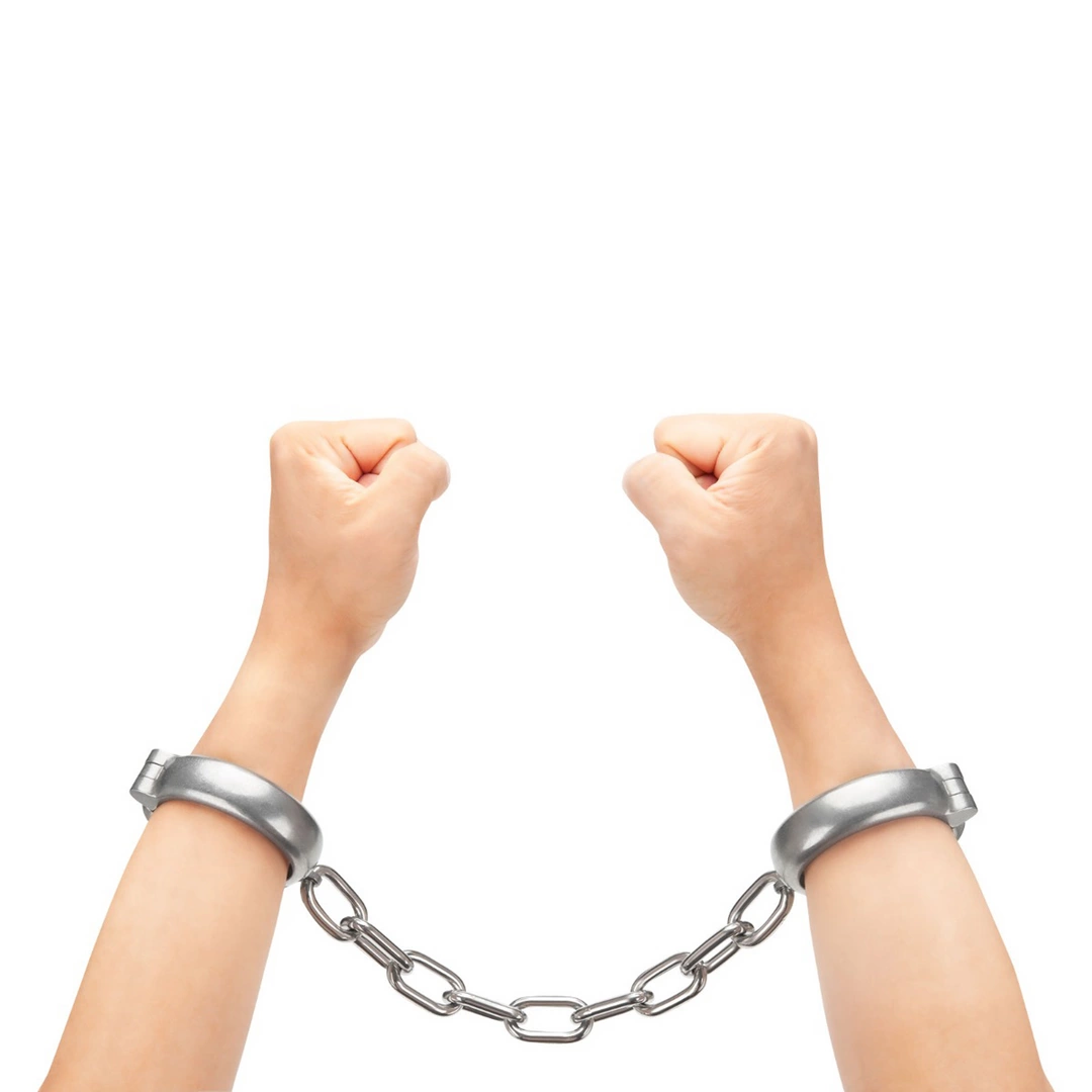 Heavy Duty Hand Cuffs - Silver - Image 3