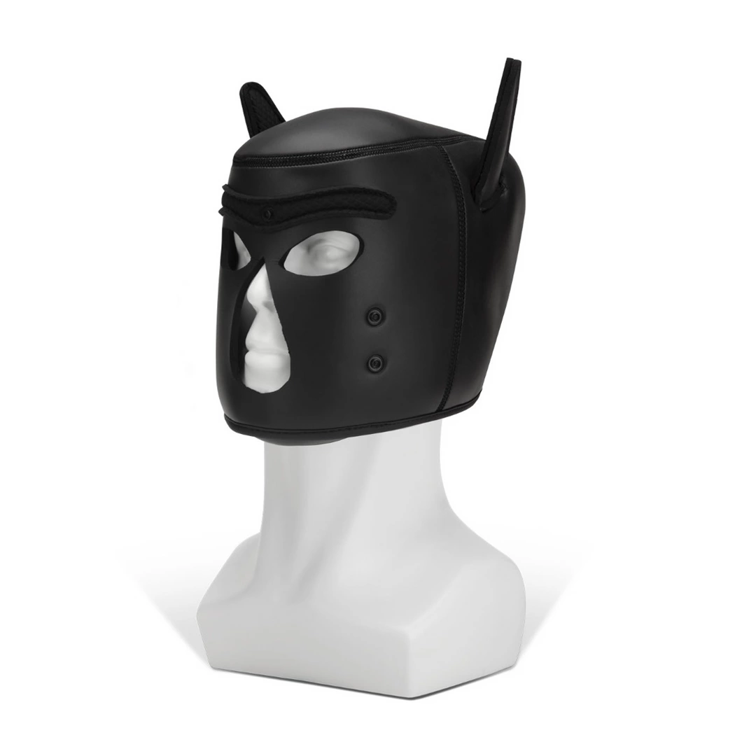 Neoprene Puppy Hood - Black - Image 3