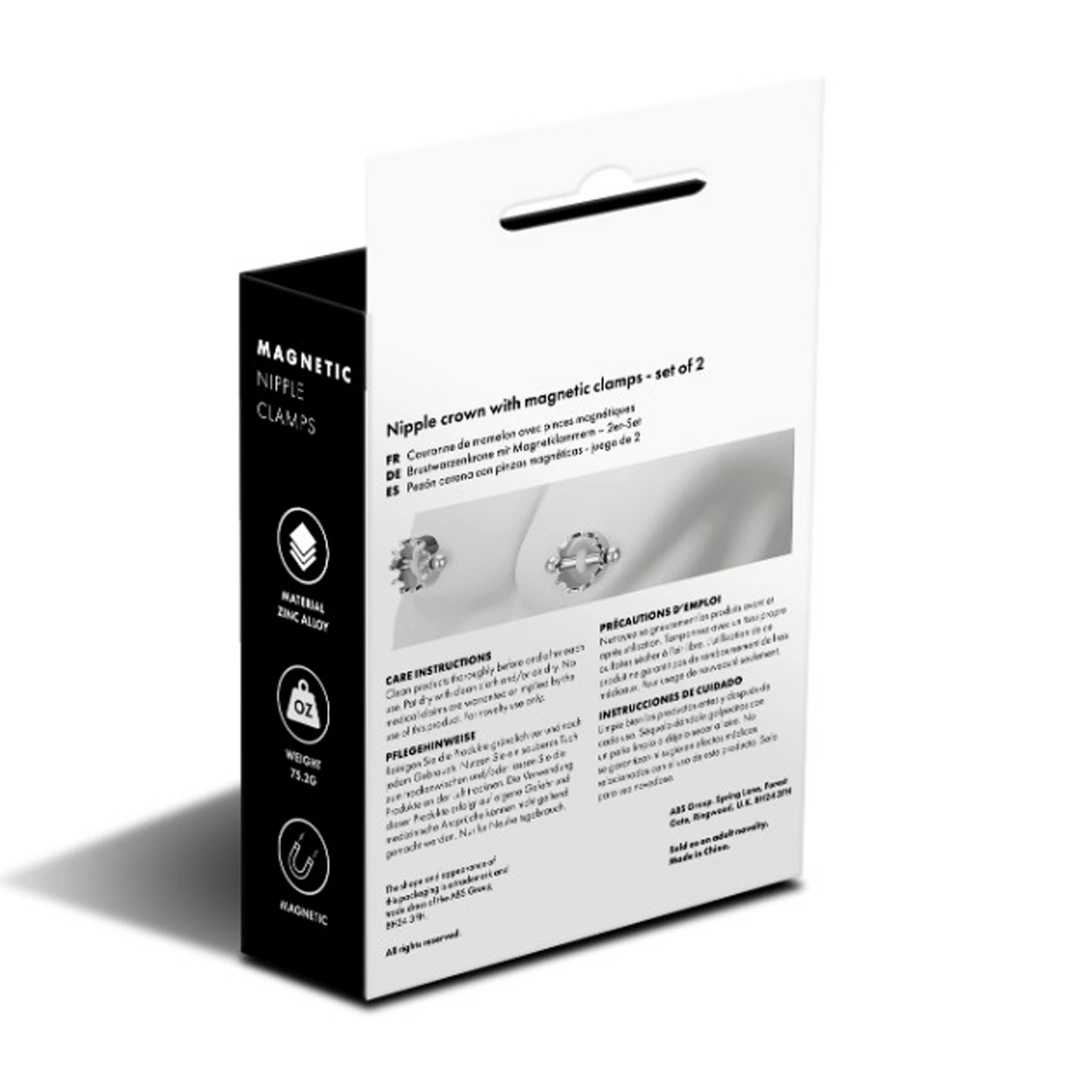 Magnetic Nipple Crown Clamps - Silver - Image 3