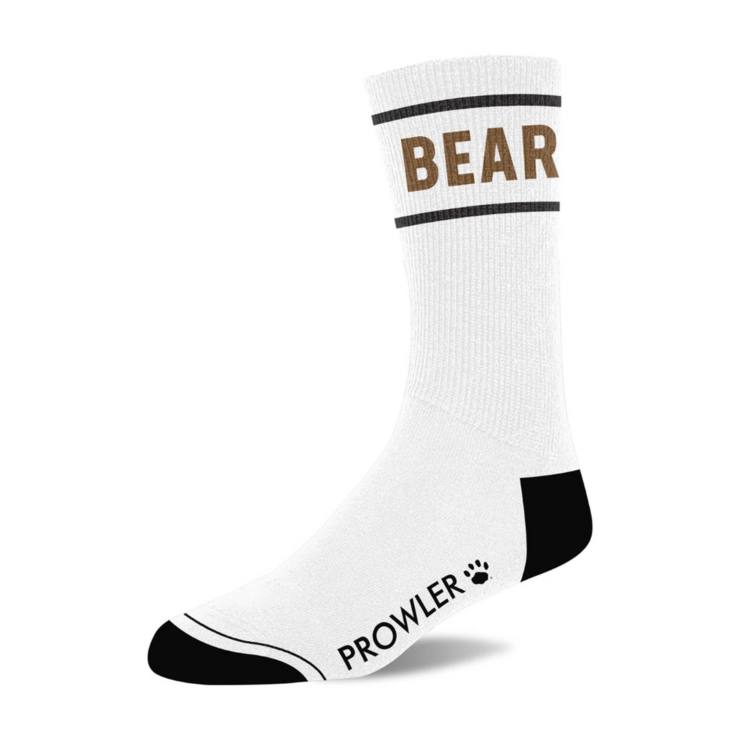 Bear Socks - White/Brown - Image 2