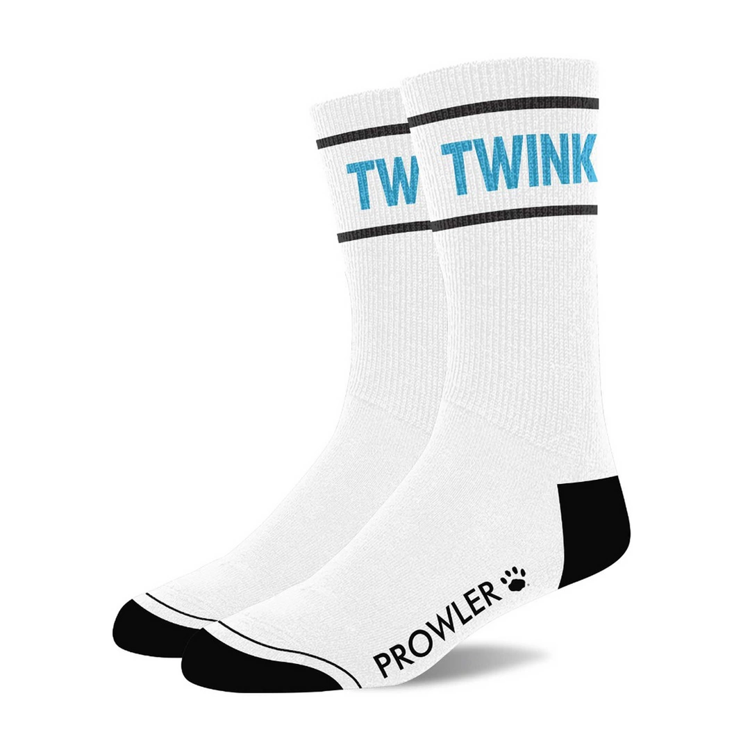 Twink Socks - White/Blue - Image 3