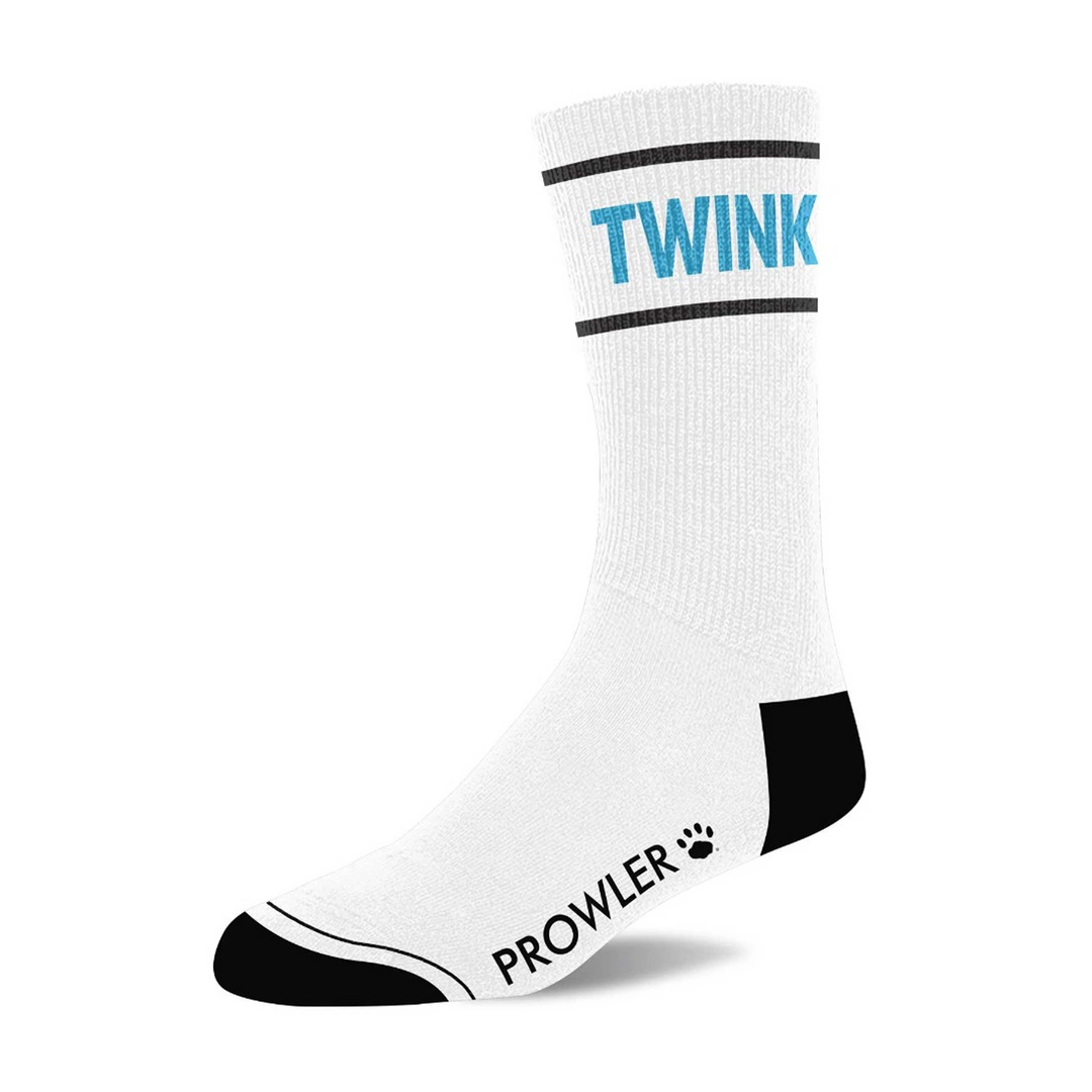 Twink Socks - White/Blue - Image 2