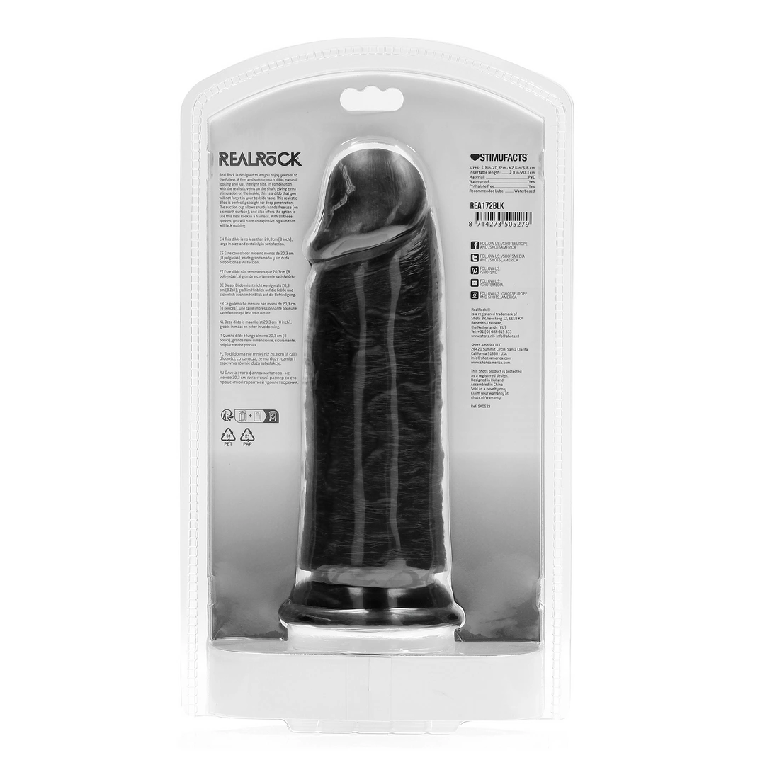 Extra Thick Straight without Balls 8 / 20,3 cm - Black - Image 3