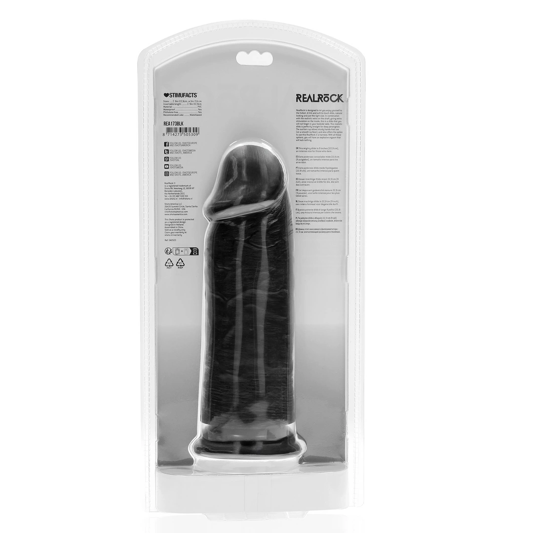Extra Thick Straight without Balls 9 / 23 cm - Black - Image 3