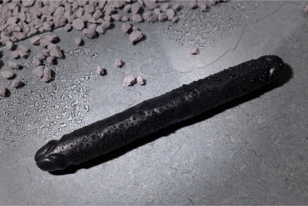 Slim Double Ended Dong 12 / 30,5 cm - Black - Image 3