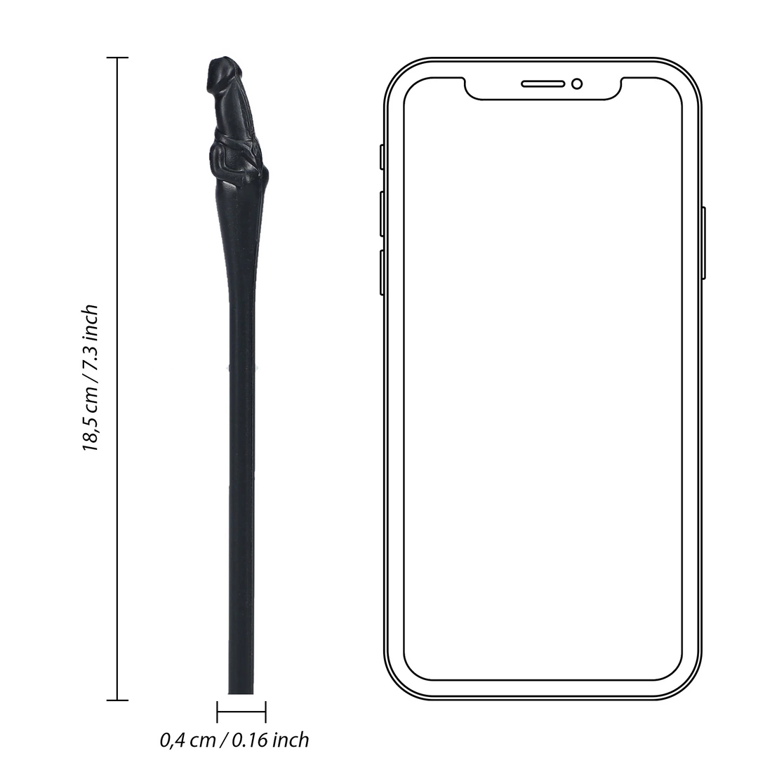 Groom Straws - Black - Image 4