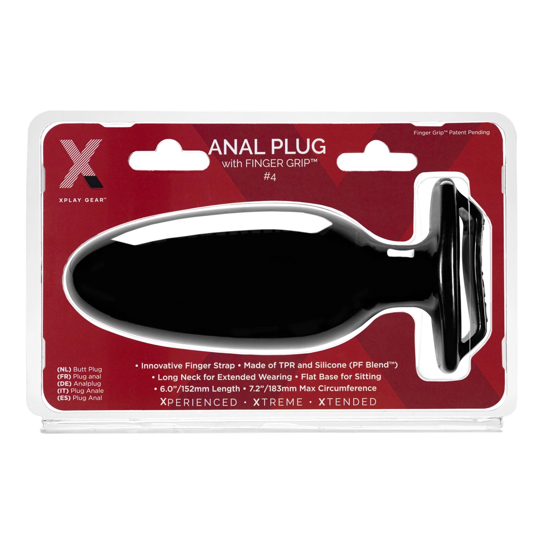 Finger Grip Plug #4L - Butt Plug with Finger Grip - Image 2