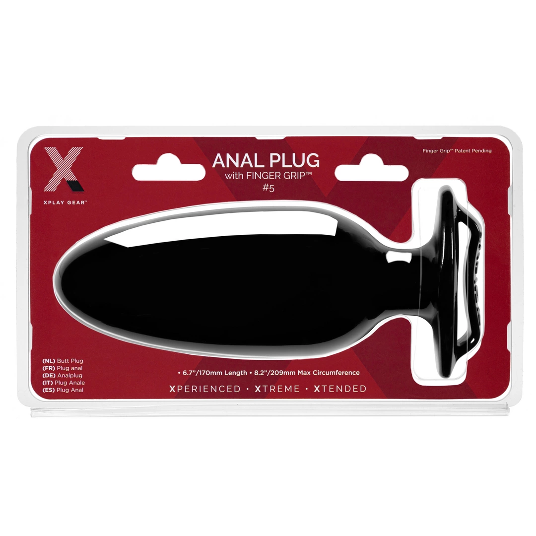 Finger Grip Plug #5L - Butt Plug with Finger Grip - Image 2